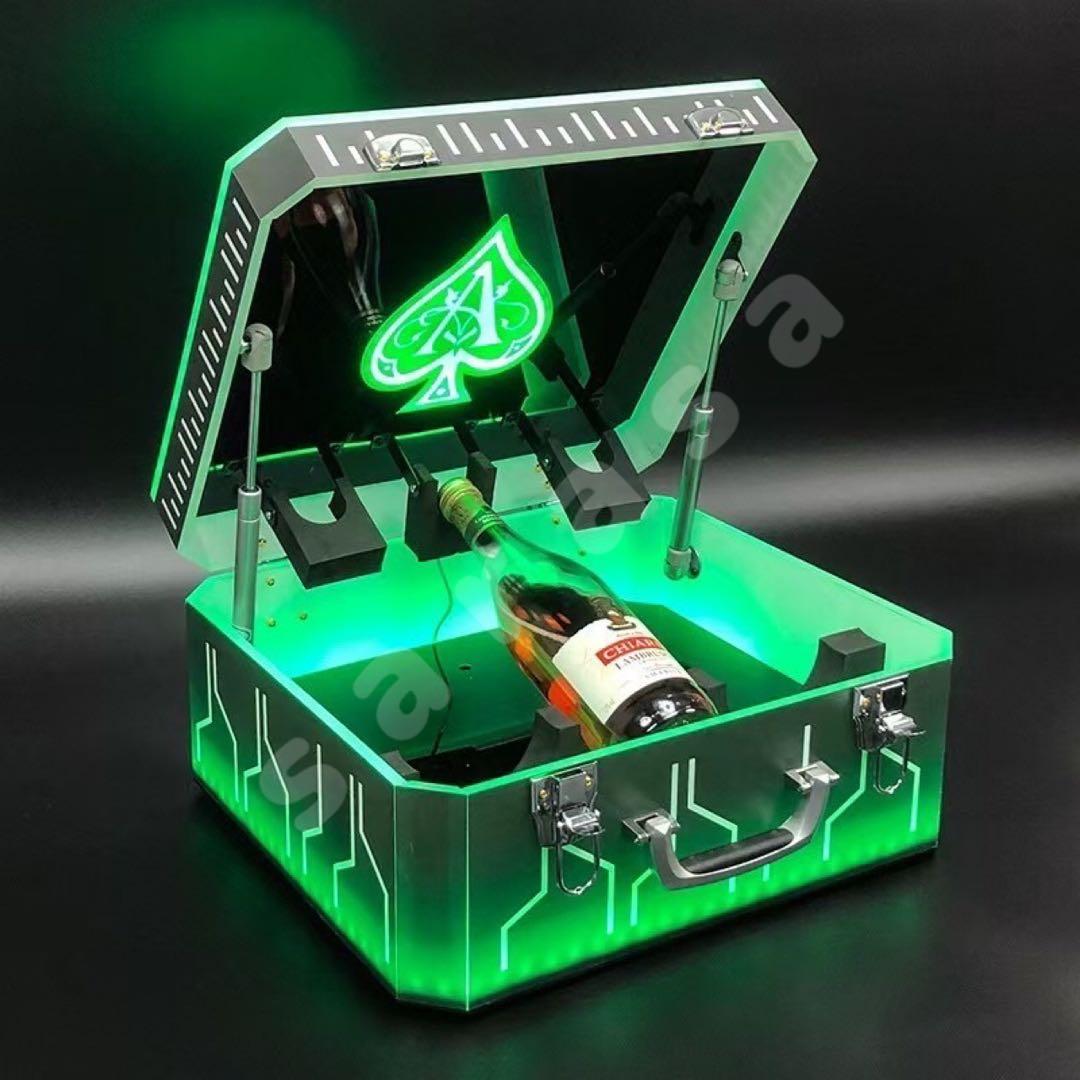 【新品】LED照明付きシャンパン プレゼンター アルマンドシャンパンケース