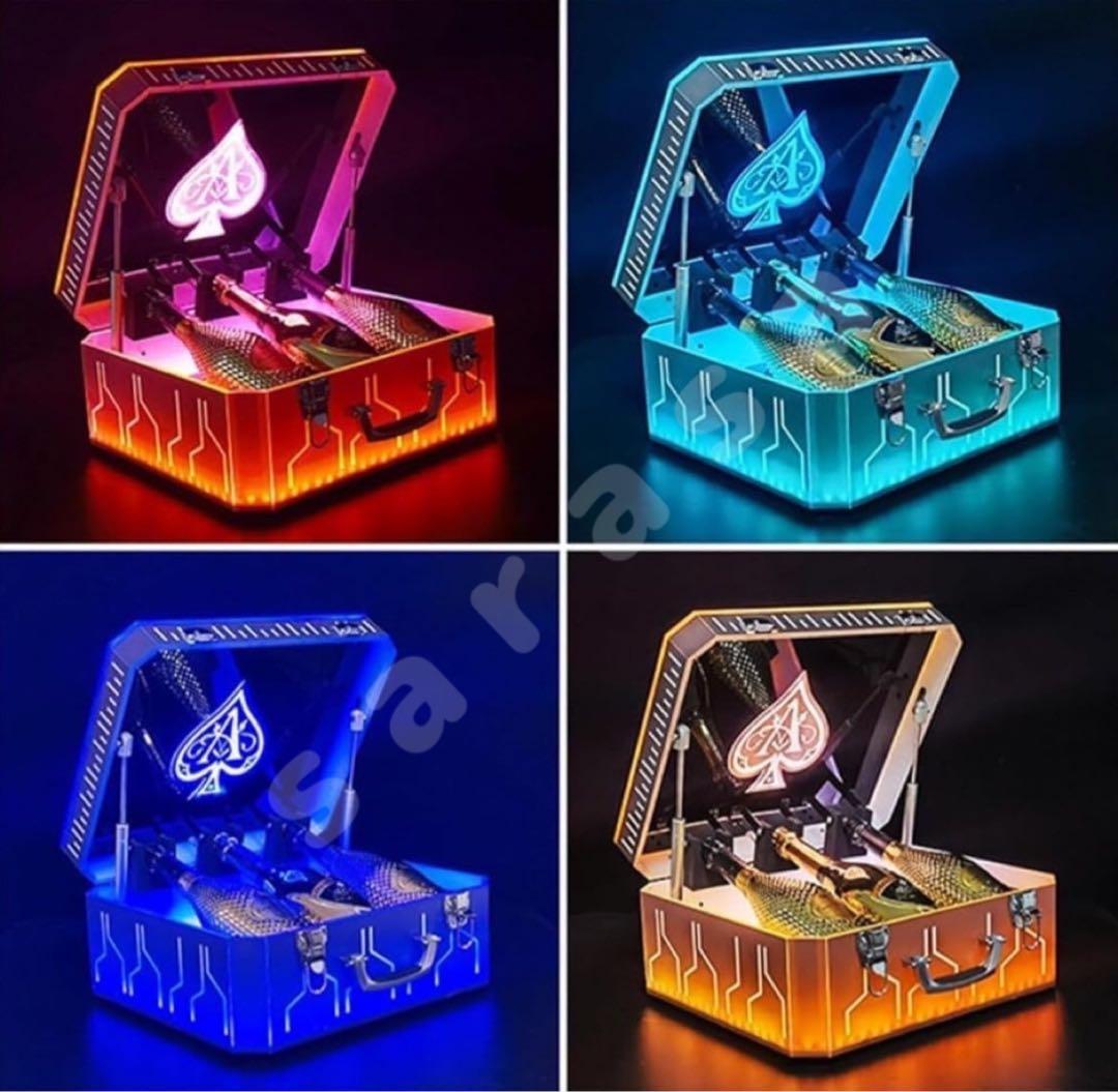 【新品】LED照明付きシャンパン プレゼンター アルマンドシャンパンケース