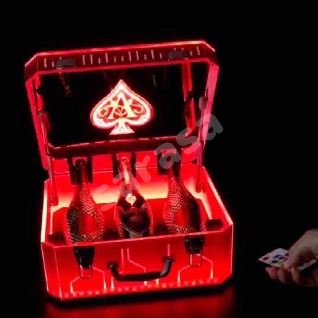 【新品】LED照明付きシャンパン プレゼンター アルマンドシャンパンケース