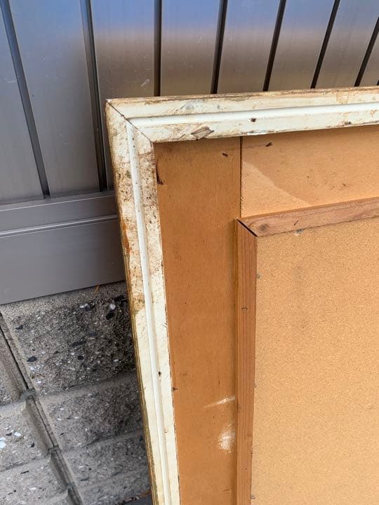 イタリア製　アンティーク　レトロ　ゴールド　壁掛け　ミラー　鏡　姿見　店舗什器