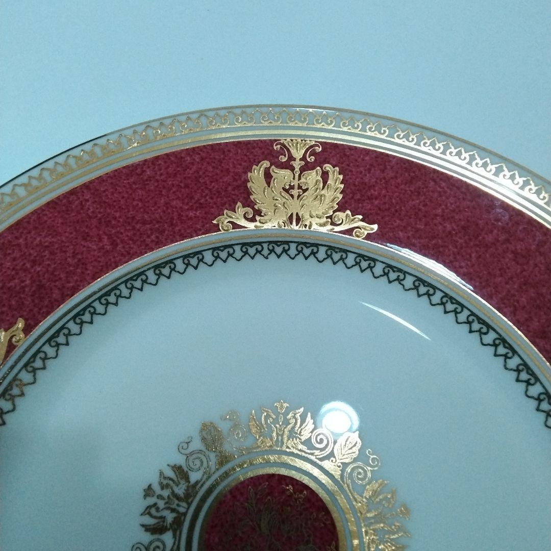 ウェッジウッド　コロンビア　パウダールビー　デザートプレート　17.5cm 2枚