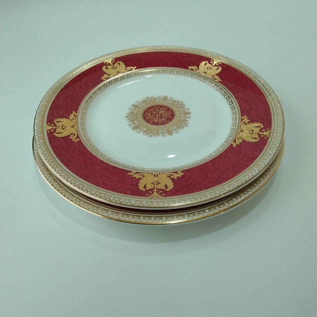 ウェッジウッド　コロンビア　パウダールビー　デザートプレート　17.5cm 2枚