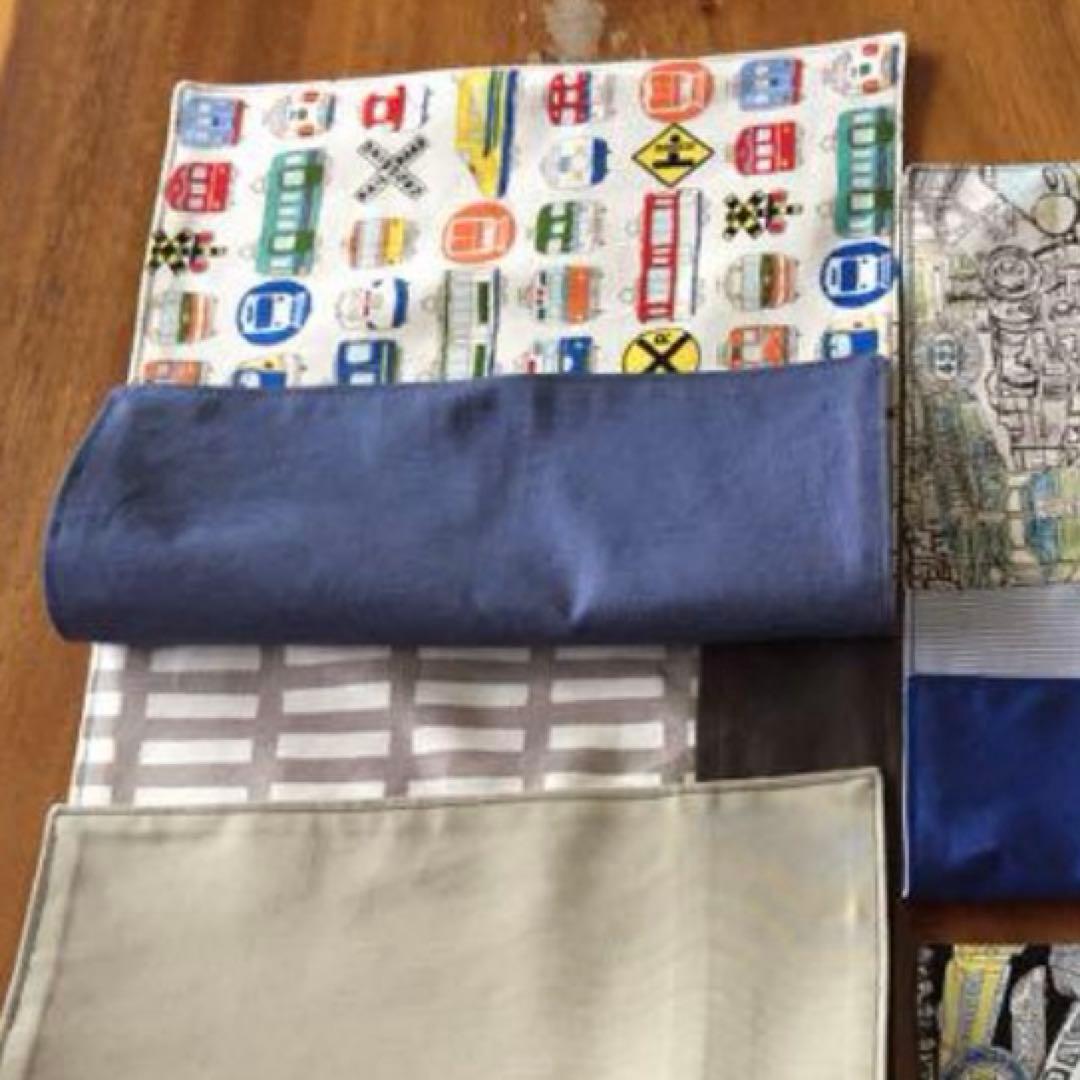 電車柄2色　入園入学グッズ　オーダー受付ページ