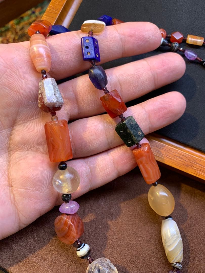 アフガニスタン産 古代ビーズ（約1200〜2500年前）