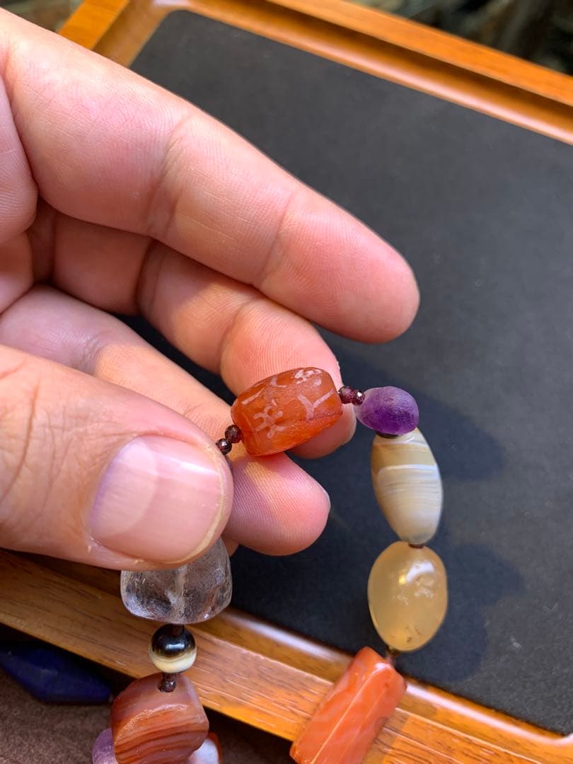 アフガニスタン産 古代ビーズ（約1200〜2500年前）