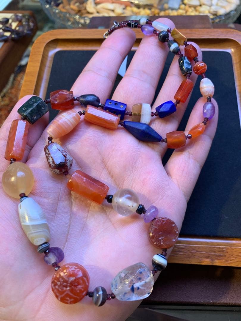 アフガニスタン産 古代ビーズ（約1200〜2500年前）