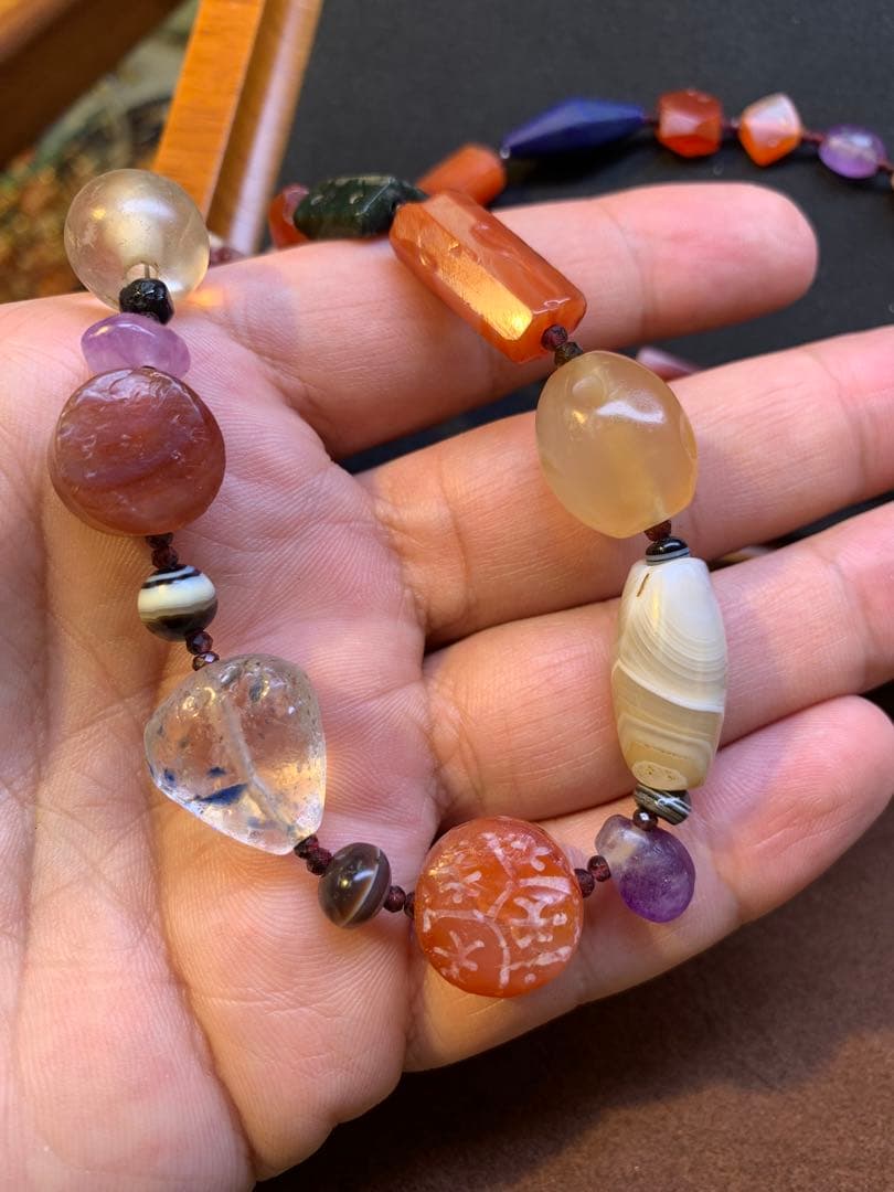 アフガニスタン産 古代ビーズ（約1200〜2500年前）