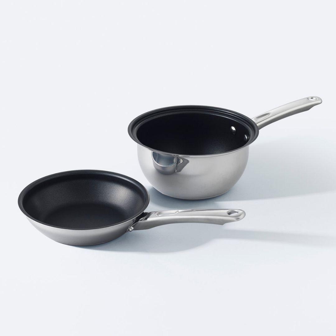 マイヤーフライパン123マイヤーMAXIM 18cm 鍋・フライパンセット新品。