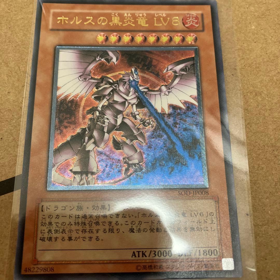 遊戯王　ホルスの黒炎竜　LV6２枚　LV8 レリーフ