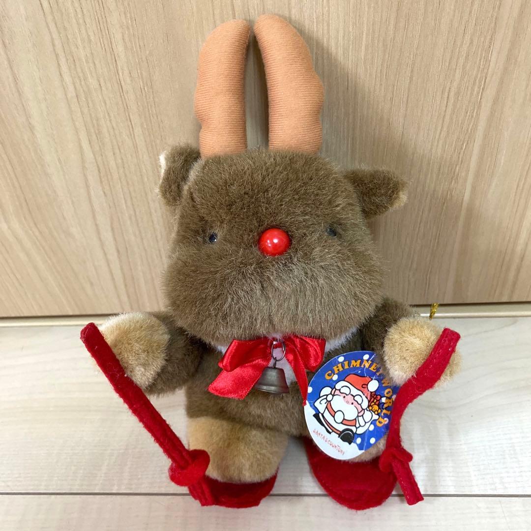 チムニー ワールド トナカイ エミリオ ぬいぐるみ レトロ - メルカリ