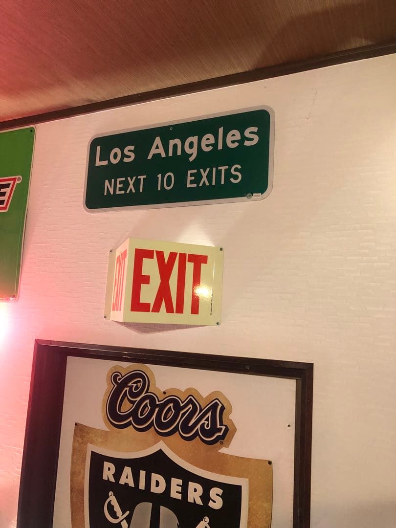 希少 LA ロサンゼルス 道路標識 看板