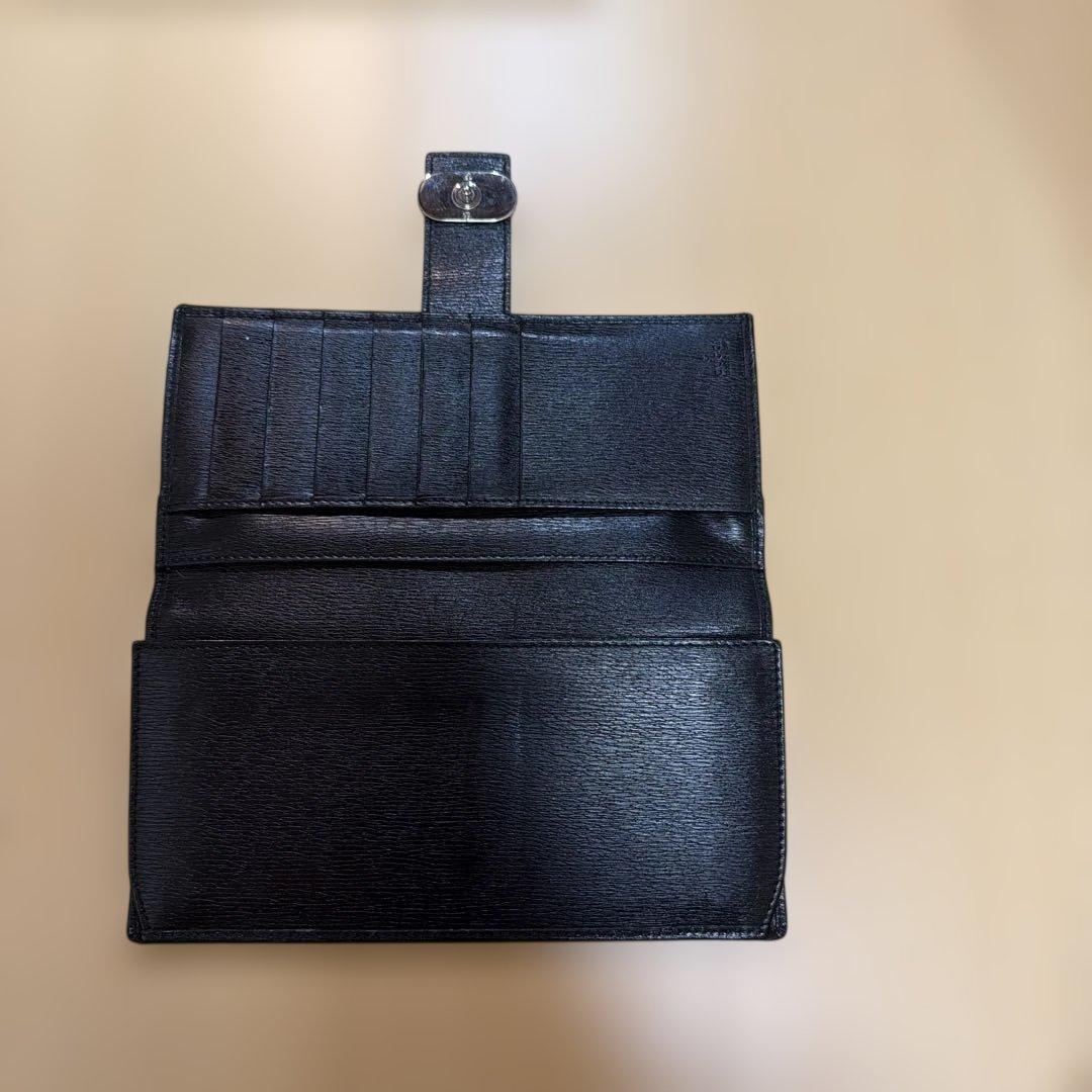GUCCI ブラックレザー 長財布
