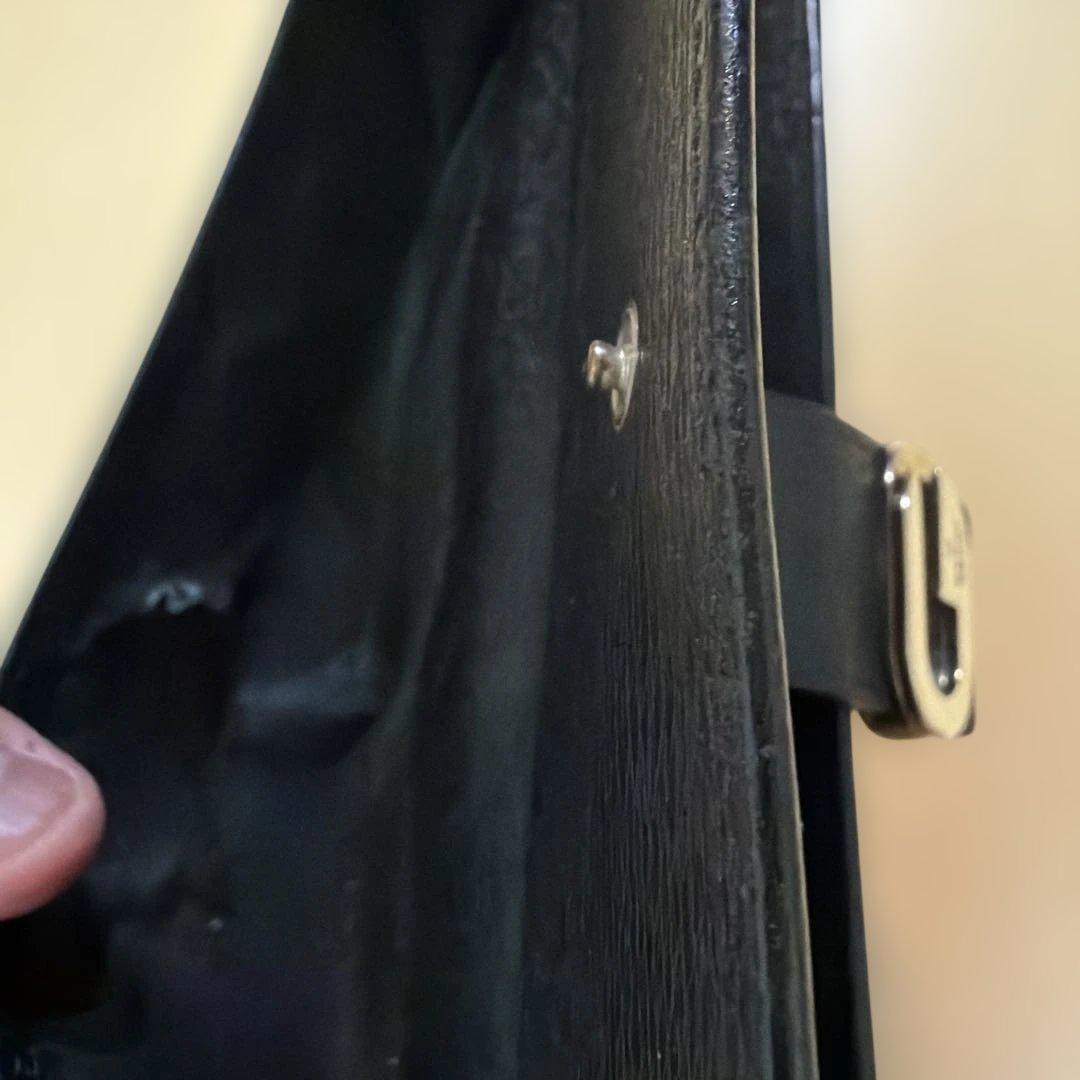 GUCCI ブラックレザー 長財布