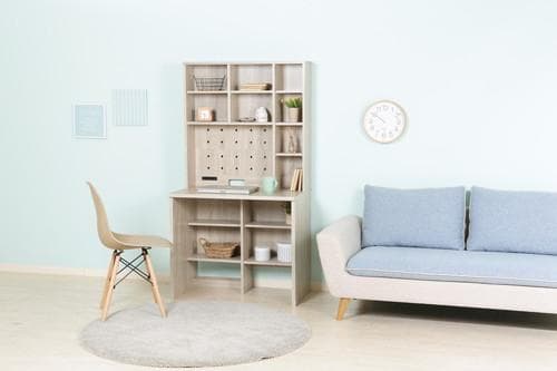 《新品・送料無料》大容量収納付きデスク　ＷＨＯ