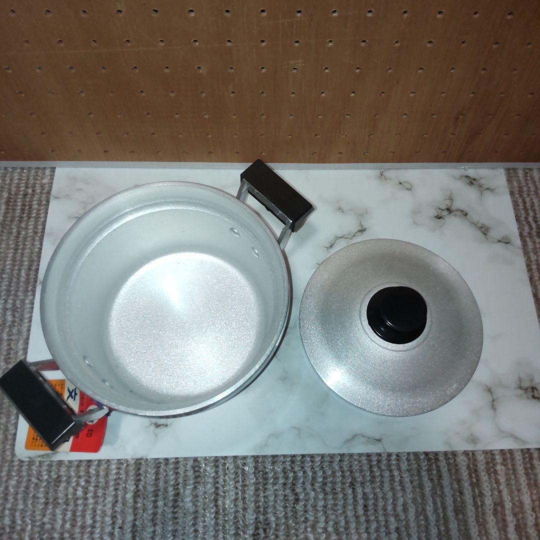 新品 50年前位の 亀印 アルミ合金 文化鍋 遠山軽金属 1,7L