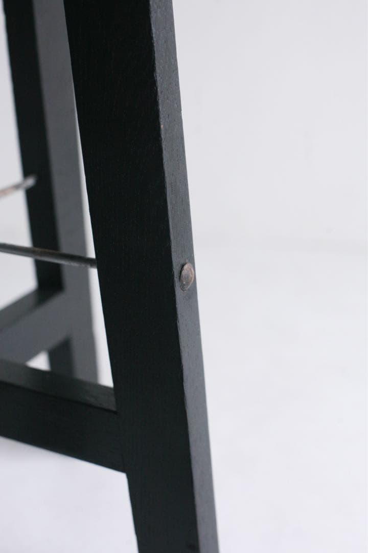 丸スツール　ケヤキ材　無垢材　古家具　ダイニングチェア　丸椅子