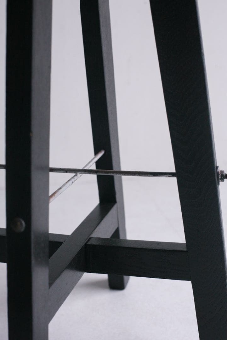 丸スツール　ケヤキ材　無垢材　古家具　ダイニングチェア　丸椅子