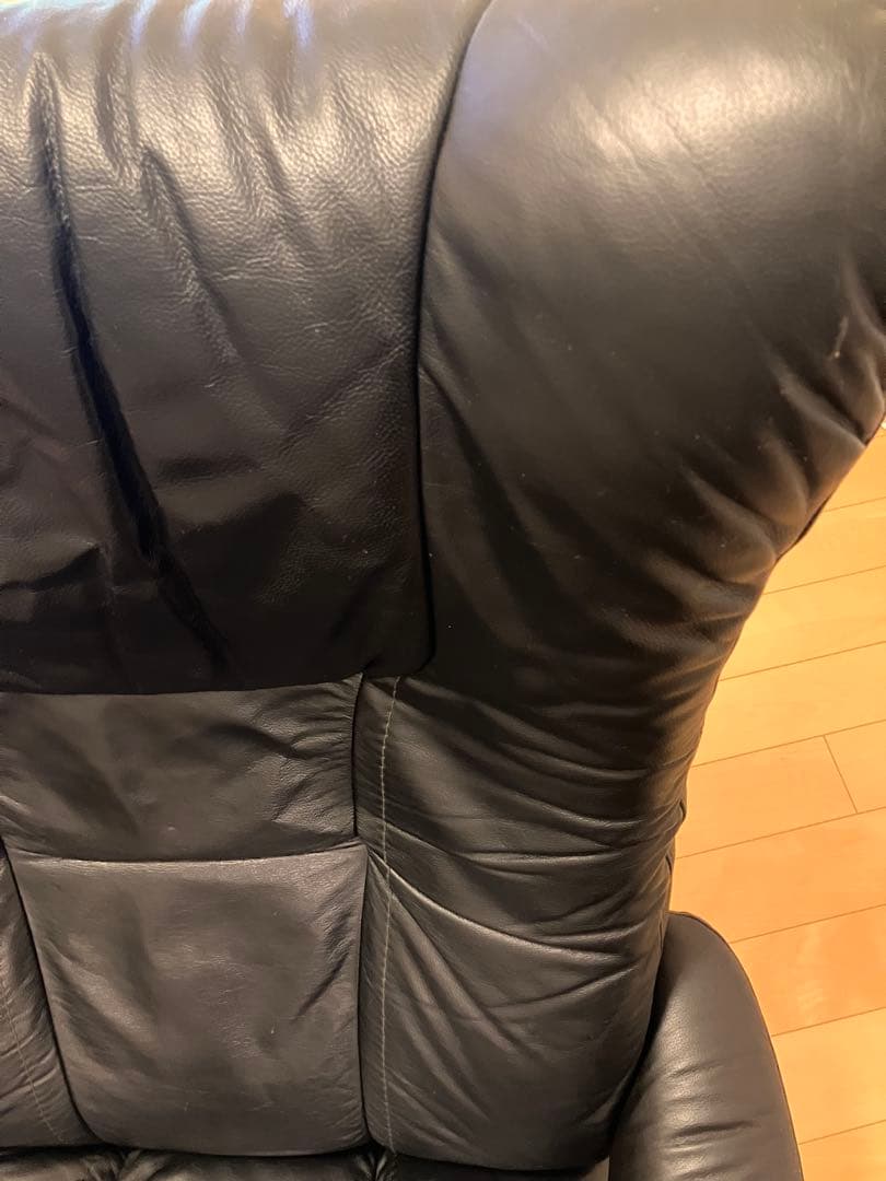 エコーネス レザーリクライニングチェア オットマン セット EKORNES