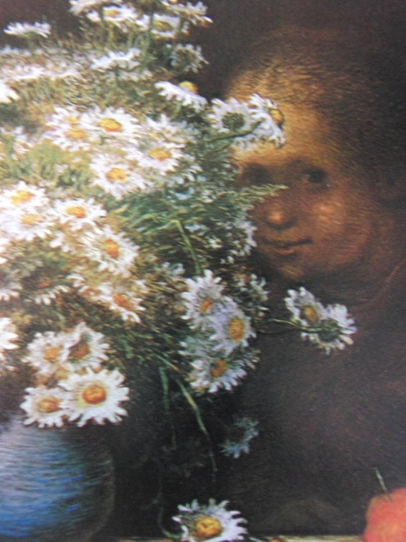 ジャン＝フランソワ・ミレー、【雛菊】、希少な額装用画集より