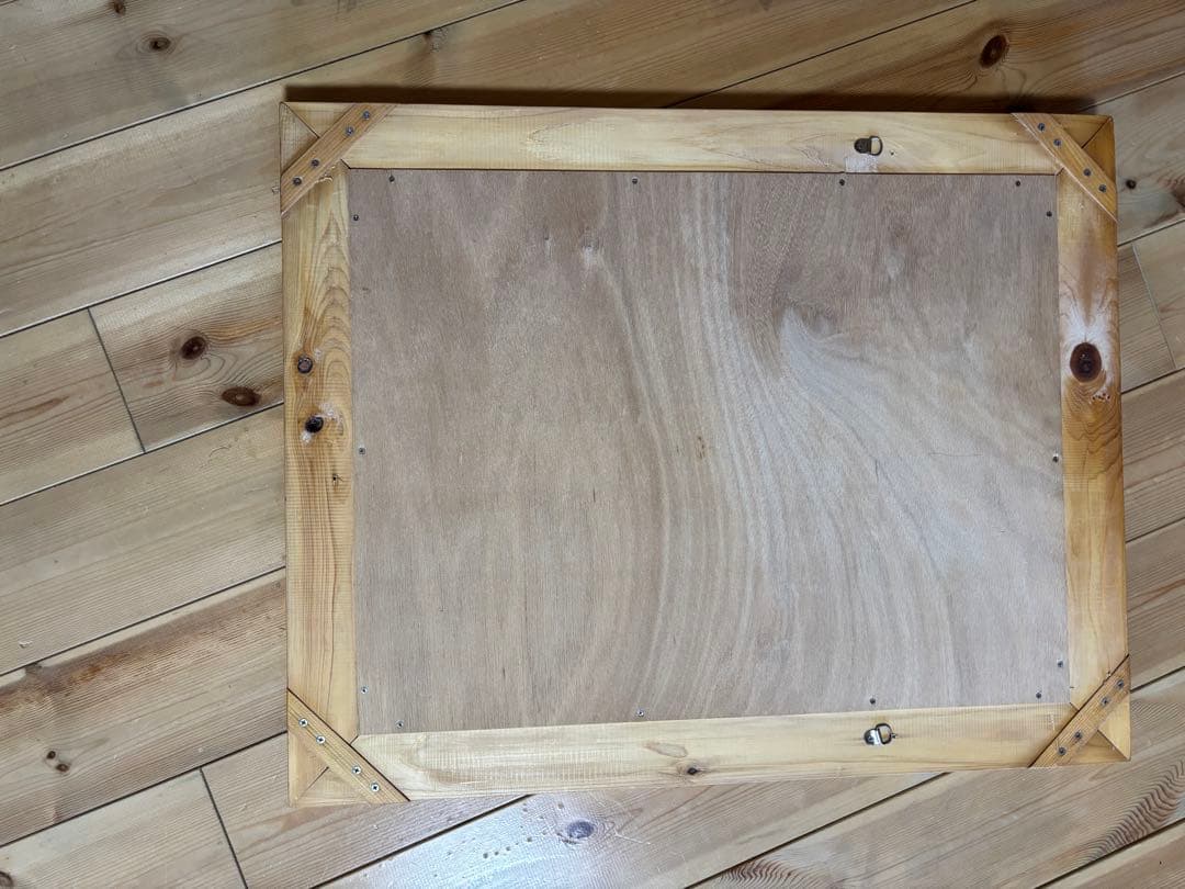 壁掛け鏡 天然木 アンティーク ヴィンテージ 一点物