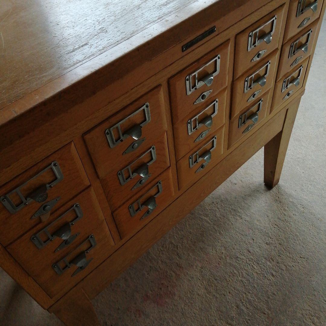 図書館カード棚　83.5cm　【愛知県内での受け渡し限定】