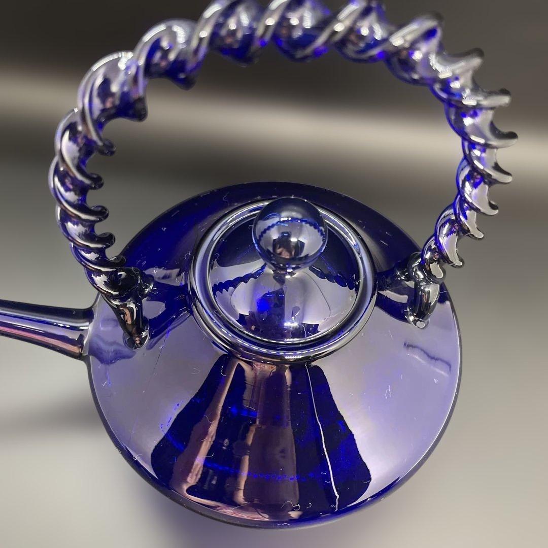 新品未使用 カメイガラス 長崎チロリ 瑠璃色 冷酒ちろり 杯 5個 - メルカリ