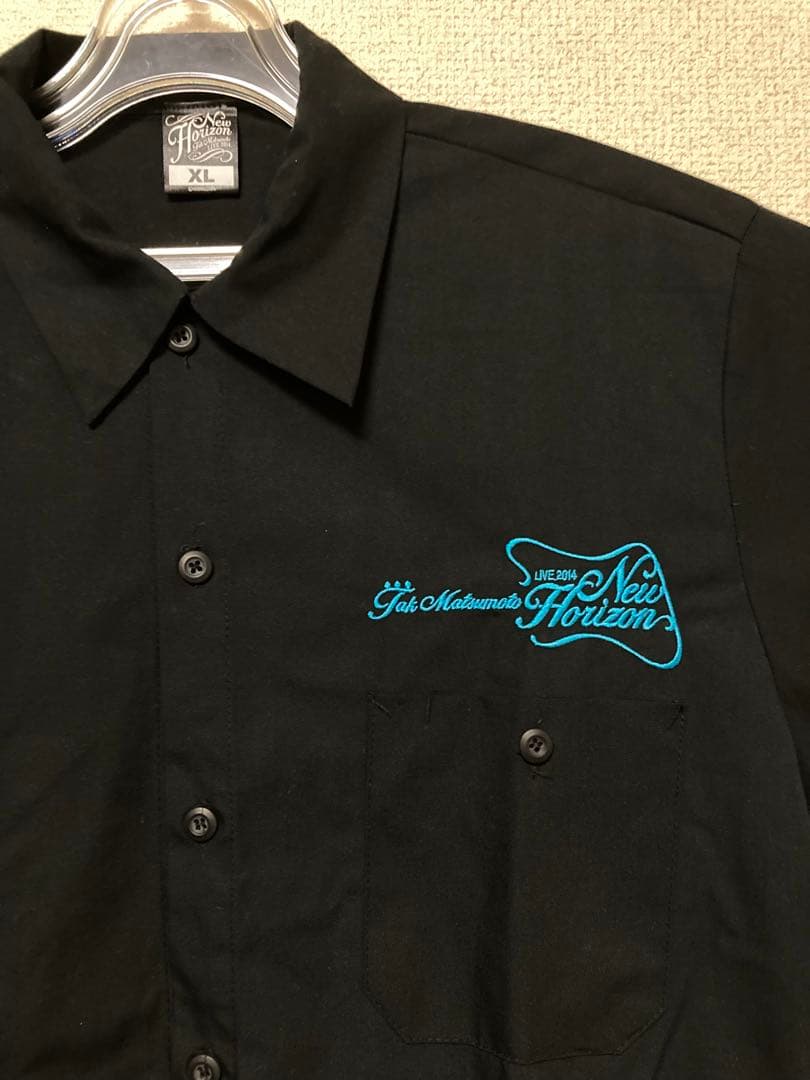 B'z 松本孝弘 2014 New Horizon ワークシャツ シャツ XL - メルカリ