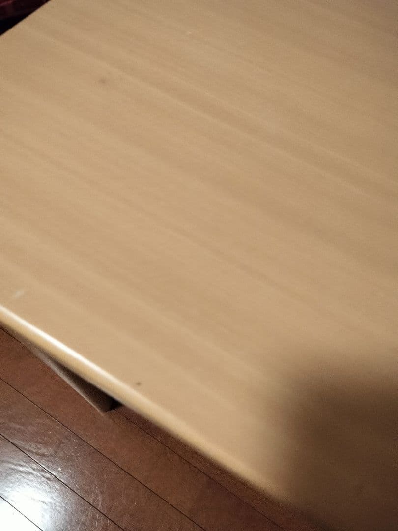 コイズミ　ナチュラル木製　引き出し2つ付き　テーブル　学習机