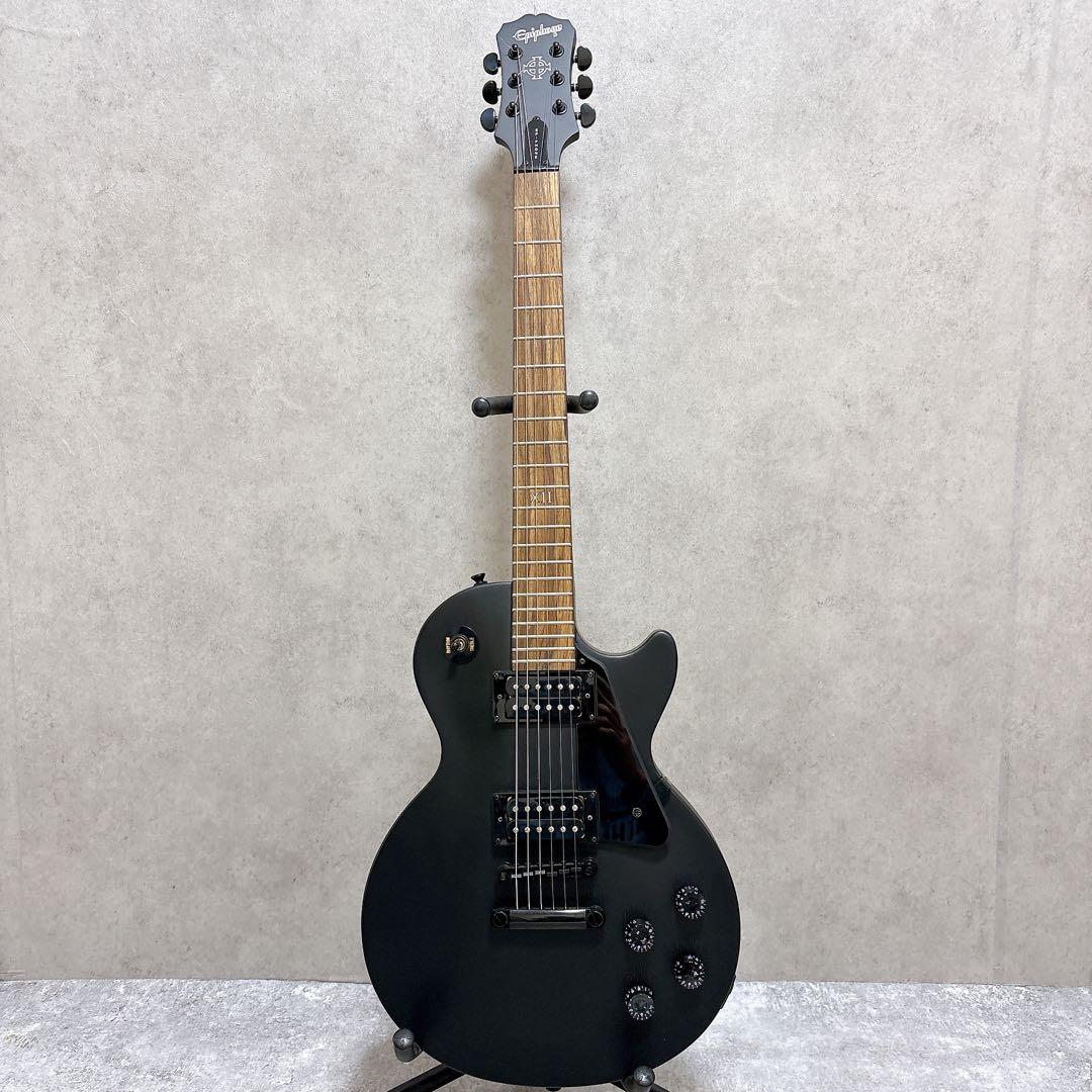 エピフォン Goth Gothic ゴス ゴシック レスポールエレキギター 黒