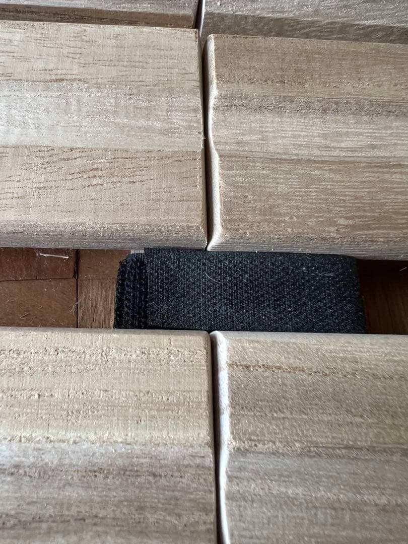 桐製折りたたみすのこベッドSD