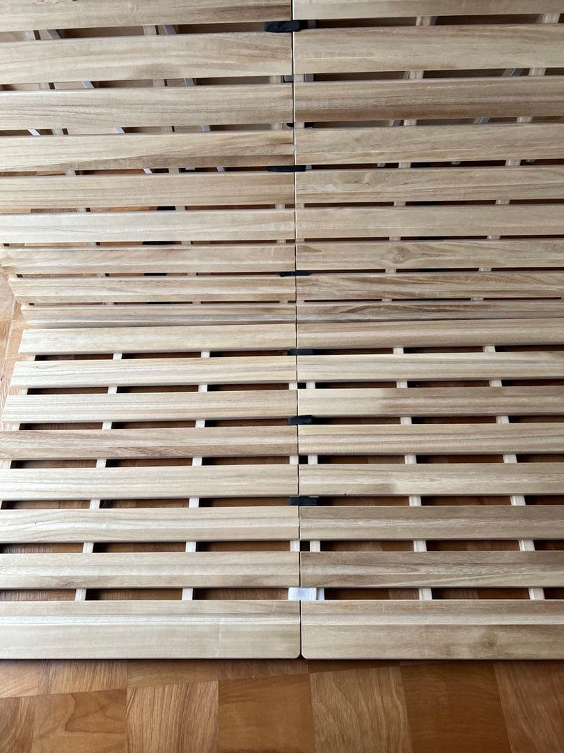 桐製折りたたみすのこベッドSD