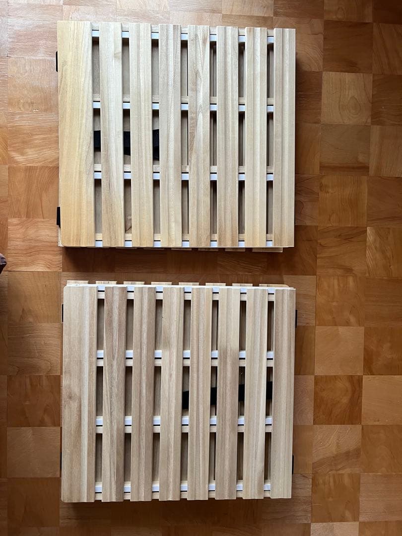 桐製折りたたみすのこベッドSD