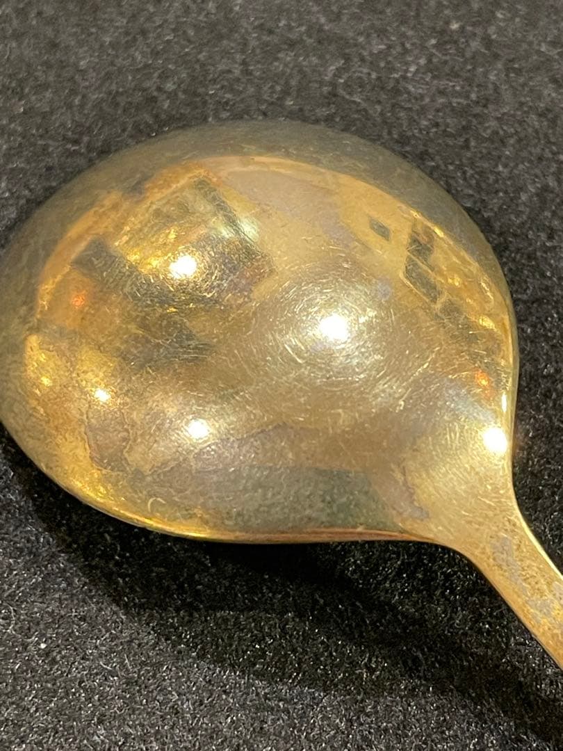 デヴィット アンデルセン スプーン シルバー 純銀 イエローゴールド