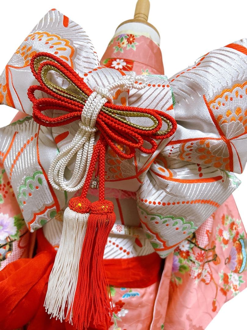 レトロ正絹♡七五三　7歳　女の子　フルセット　一式　ピンク