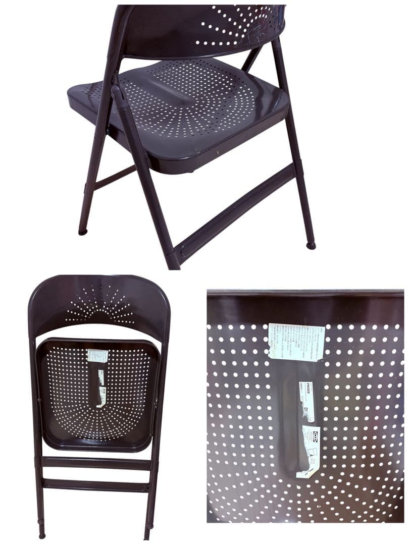 《廃盤品》 IKEA イケア FRODE フローデ 折りたたみいす 4脚　希少