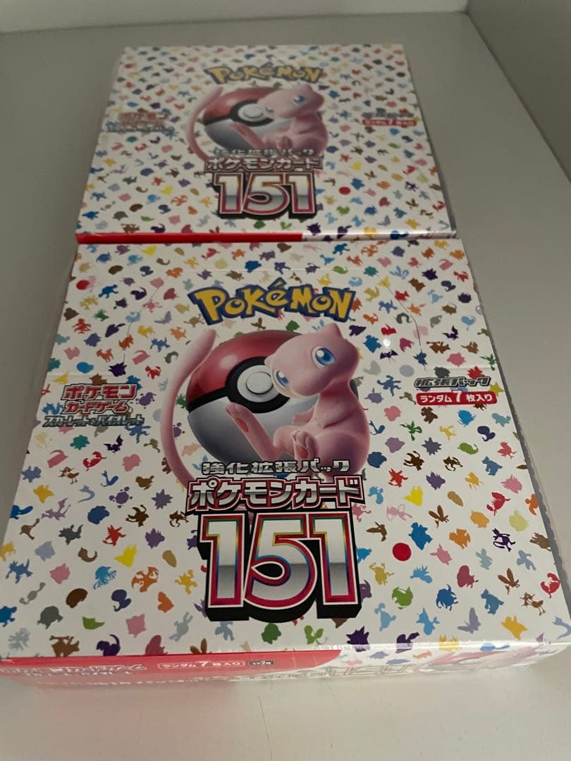 ポケモンカード151 未開封 シュリンク付 2BOX L108828848 - ポケモン