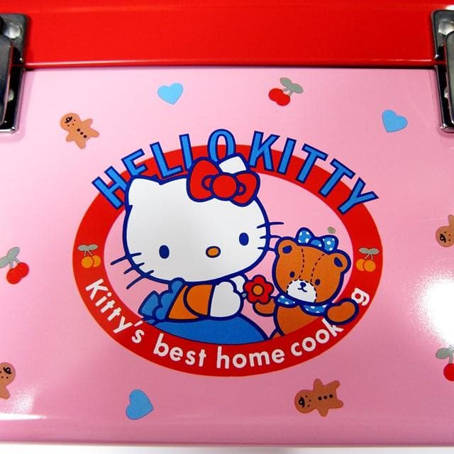 1986年製◇サンリオ◇ハローキティ◇ブリキBOX トランク◇ユニ