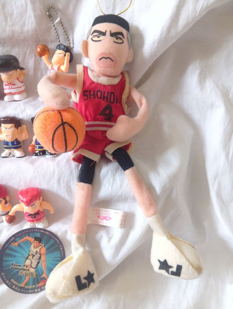 スラムダンク きゃらか〜ん フィギュア マグネット ぬいぐるみ 丸