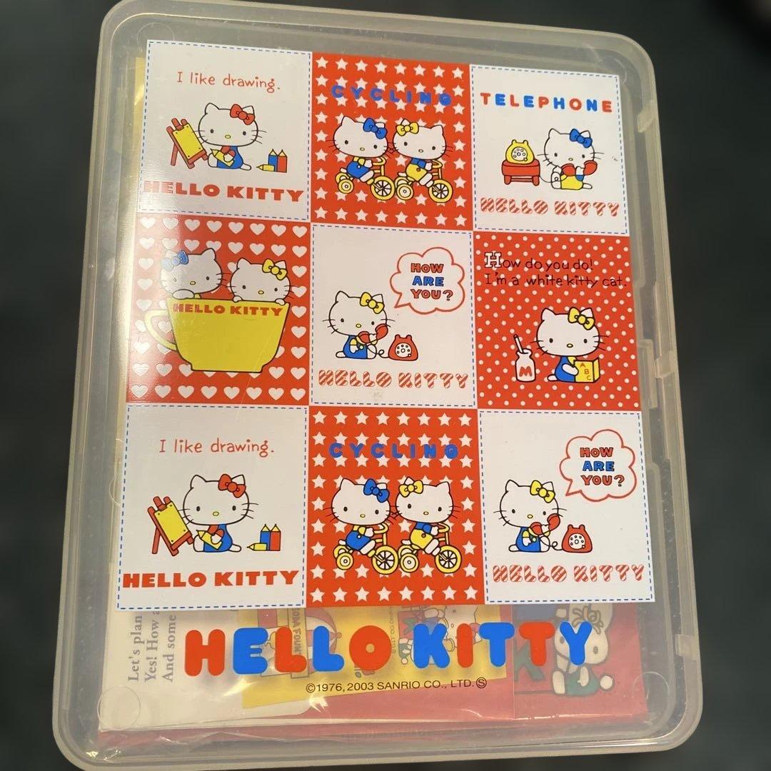 ハローキティ レターセット ケース 平成レトロ 2003年 - メルカリ
