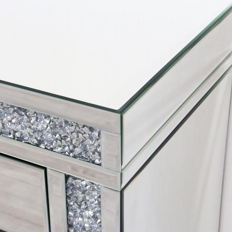 ミラー家具 ドレッサー スツール 三面鏡 セット ジュエリーデスク 3点セット