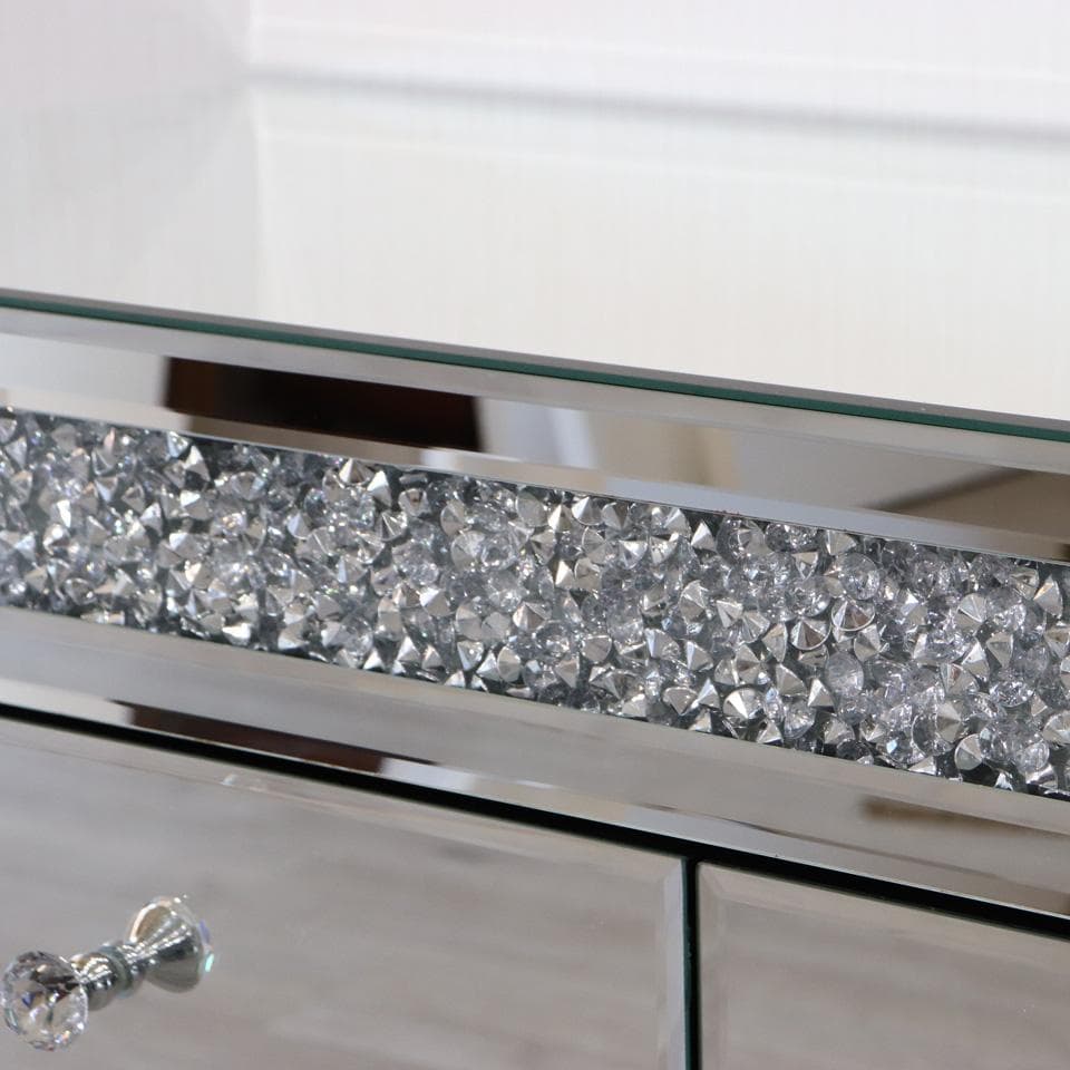 ミラー家具 ドレッサー スツール 三面鏡 セット ジュエリーデスク 3点セット