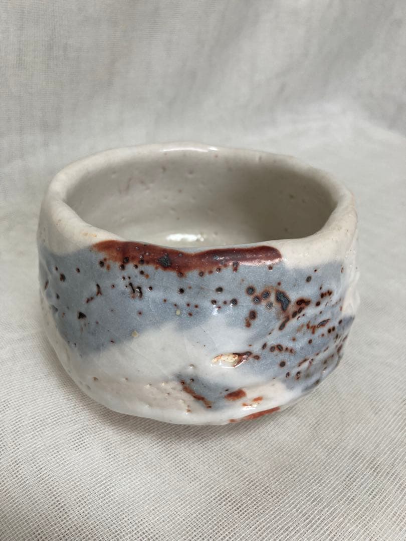 木戸貞昭／箱付絵志野茶碗／A68 - メルカリ