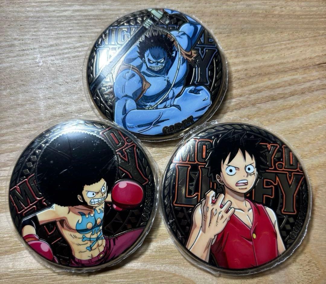 ワンピース】2024ライバルズ メタル缶バッジ ルフィ7種セット - メルカリ