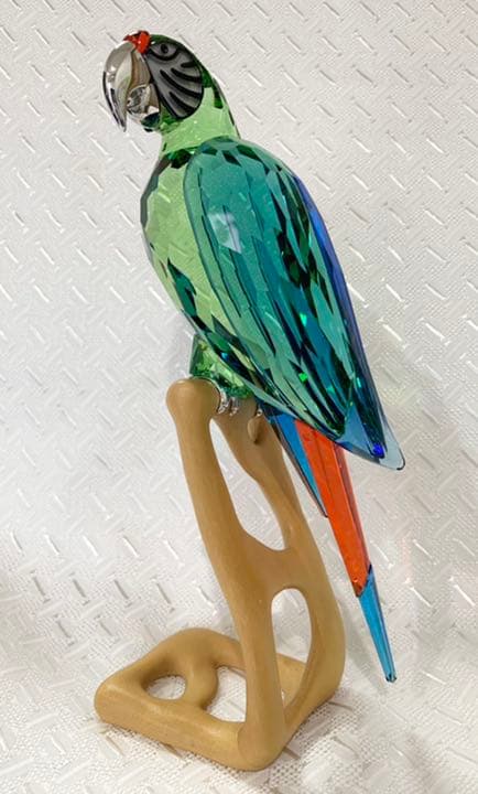 SWAROVSKI コンゴウインコ 鳥 箱有り 置物 スワロフスキー
