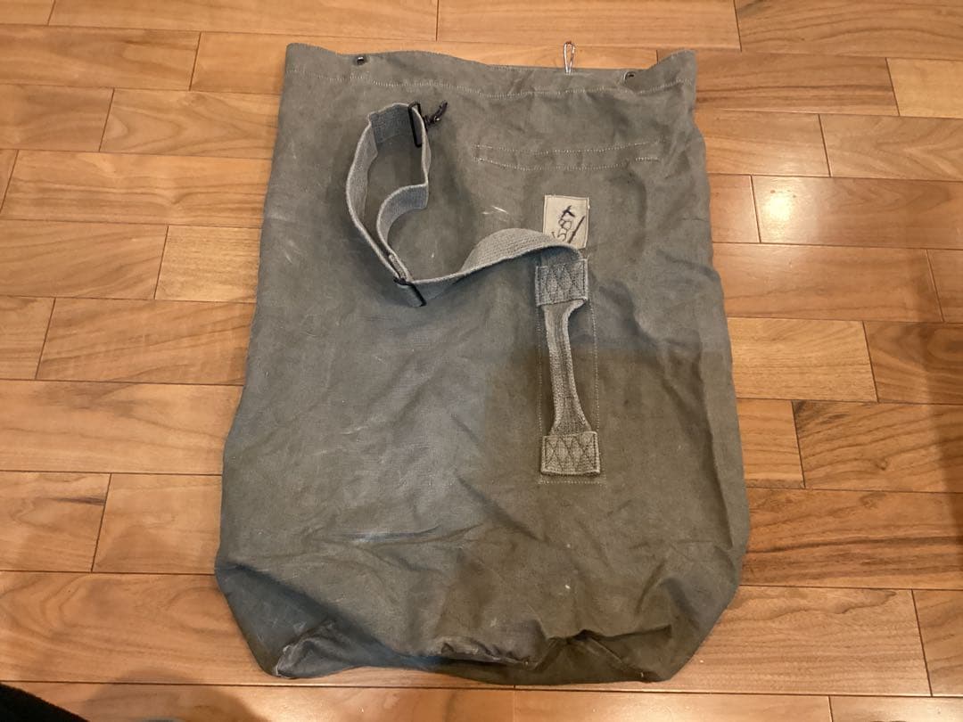 フランス軍 キャンバス ダッフル バッグ ミリタリー ビンテージ 鞄