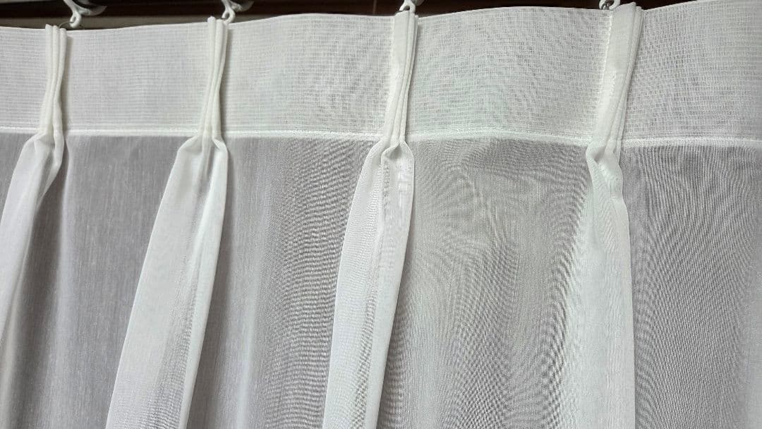 はな　ホワイト レースカーテン