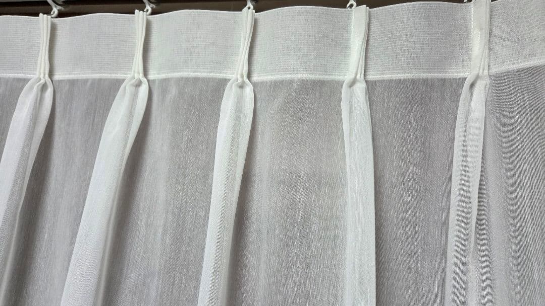 はな　ホワイト レースカーテン