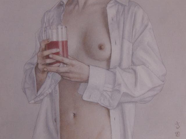 高塚省吾、【静かな朝】、希少な額装用画集より、新品額装付、状態良好