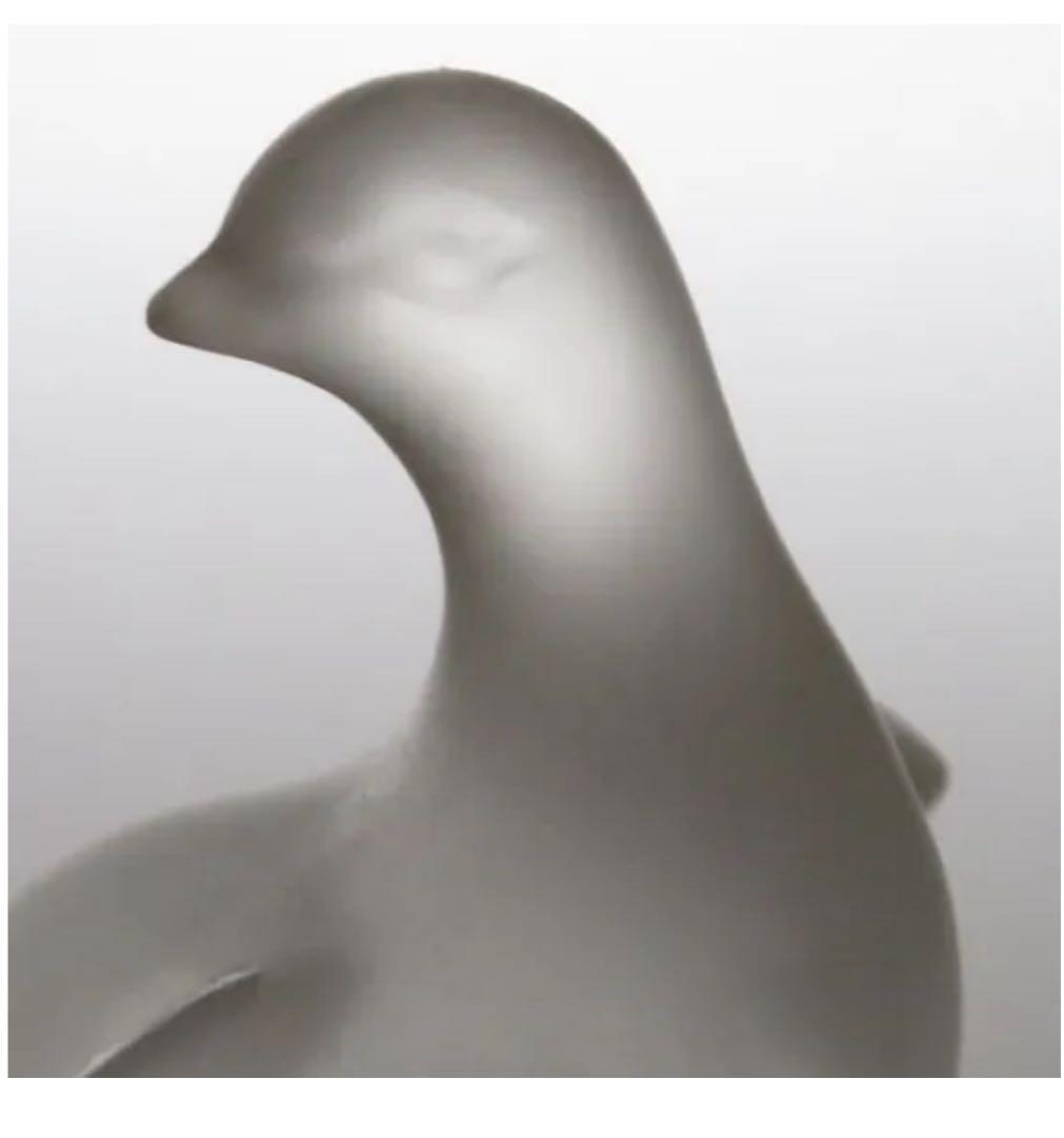 LALIQUE ラリック フランス クリスタル 鳩 リングホルダーアンティーク