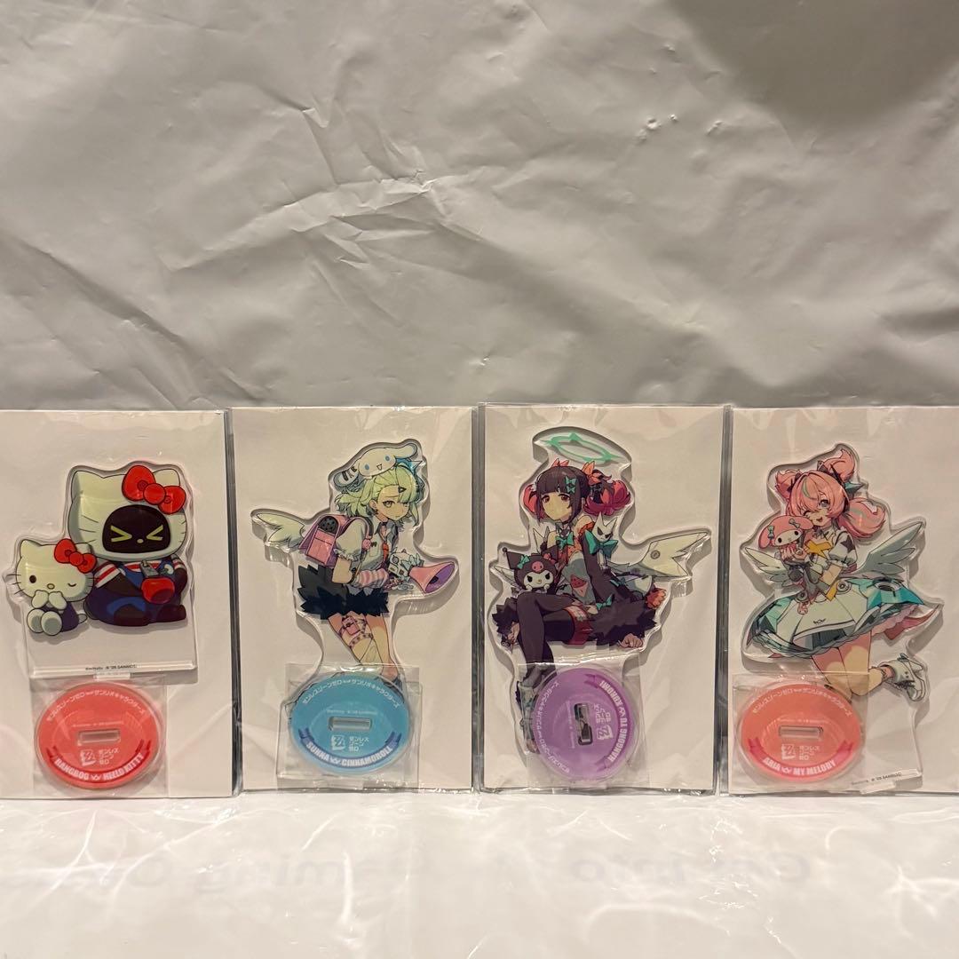 ゼンレスゾーンゼロ ゼンゼロ サンリオ アクリルスタンド GIGO限定 全4